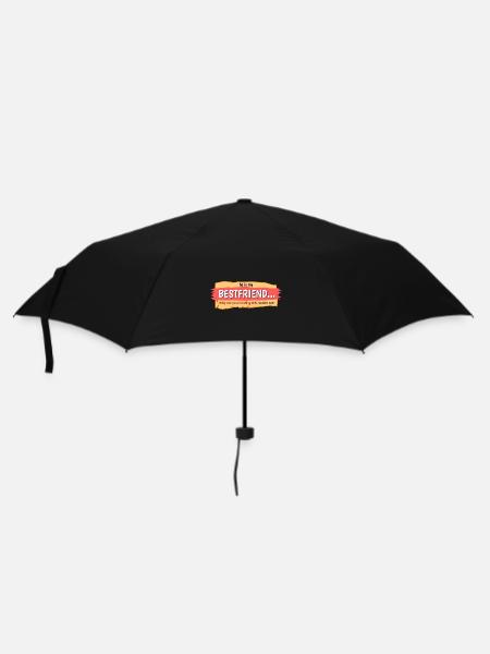 Mein bester Freund? Du nicht! - Regenschirm (klein) - Schwarz