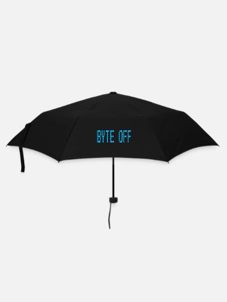 BYTE OFF für einen Informatiker und Programmierer - Regenschirm (klein) - Schwarz