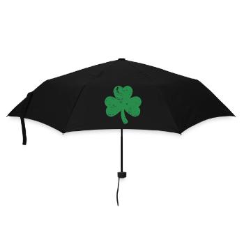 Cadeau de la Saint-Patrick Trèfle Hommes, Femmes, Enfants - Parapluie standard - noir - Devant
