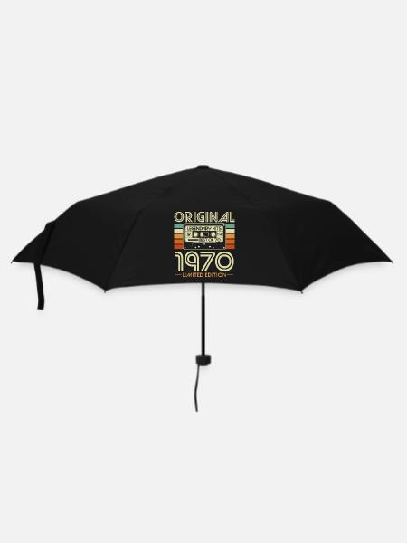 Original 1970 Vintage Vintage Birthday Retro - Parapluie standard - noir