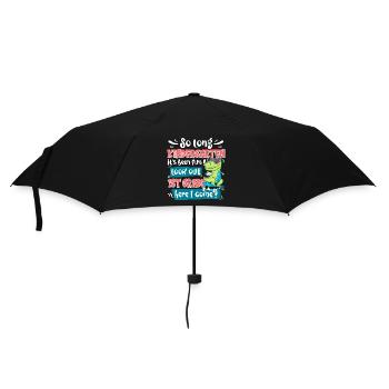 End of kindergarten back to primary school for children - Umbrella (small) - black - Front