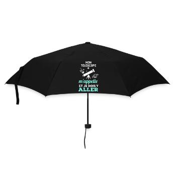 Mon téléscope m' appelle je dois y aller - Parapluie standard - noir - Devant