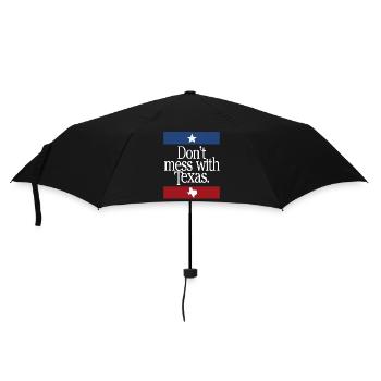 Ne jouez pas avec le Texas - Parapluie standard - noir - Devant