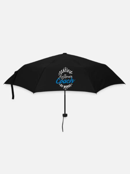 certifié meilleur coach cadeau humour super coach - Parapluie standard - noir
