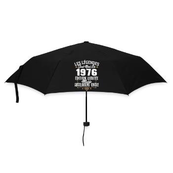 Les légendes sont nées en 1976 édition limitée - Parapluie standard - noir - Devant