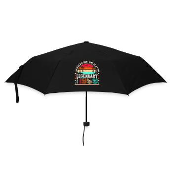 Legendär September 1959 63. Geburtstag Geschenk - Regenschirm (klein) - Schwarz - Vorne