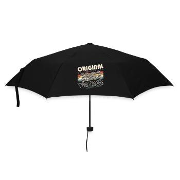 Original October 1961 61st Birthday Gift Cool - Umbrella (small) - black - Front