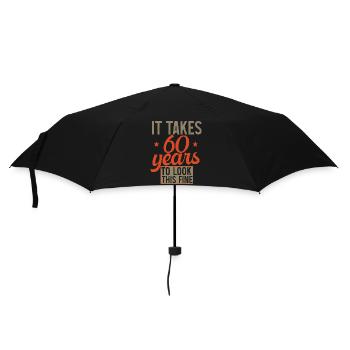 It takes 60 years retro birthday gift - Parapluie standard - noir - Devant
