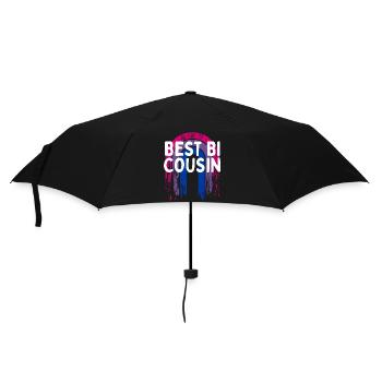 Meilleur cousin bisexuel LGBTQ Bi Pride LGBT Famille LGBT - Parapluie standard - noir - Devant