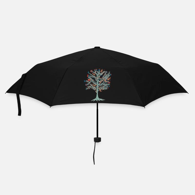 Arbre. Arbre de vie. Yggdrasil - Parapluie standard - noir
