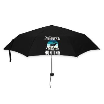 I do have a retirement plan hunting hunting lover - Parapluie standard - noir - Devant