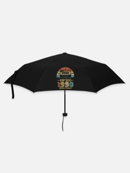Cassette vintage 1990 - Parapluie standard - noir