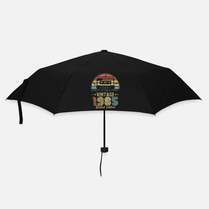 Cassette vintage 1985 - Parapluie standard - noir