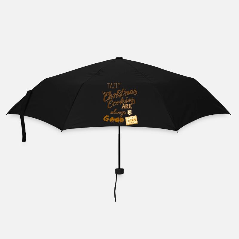 Les biscuits de Noël savoureux sont toujours une bonne idée - Parapluie standard - noir