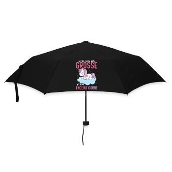 Je ne suis pas grosse je suis enceintlicorne - Parapluie standard - noir - Devant
