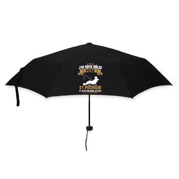 J'ai deux rôles père et pêcheur et je déchire dans - Parapluie standard - noir - Devant