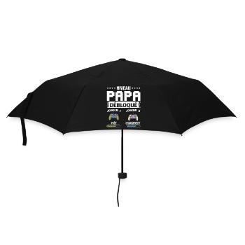 Niveau papa débloqué, Futur Papa Gamer - Parapluie standard - noir - Devant