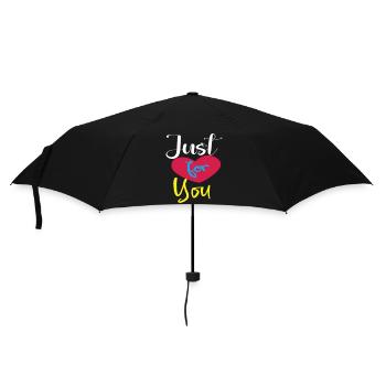 Just for you - Umbrella (small) - black - Front