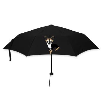 Missy the Chihuahua - Umbrella (small) - black - Front