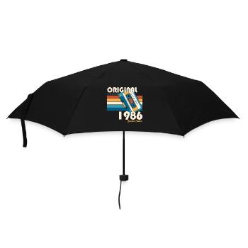 37e anniversaire homme March né en 1986 cassette - Parapluie standard - noir - Devant