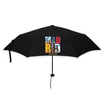 Madrid Spain - Parapluie standard - noir - Devant