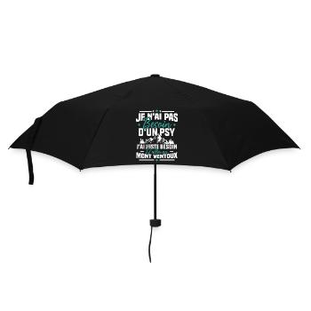 J'ai juste besoin d'aller au mont ventoux Humour - Parapluie standard - noir - Devant