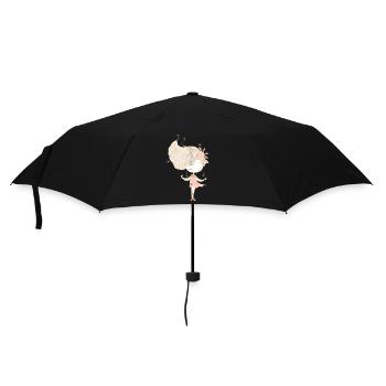 The Dreaming Girl's Secret Garden - Umbrella (small) - black - Front