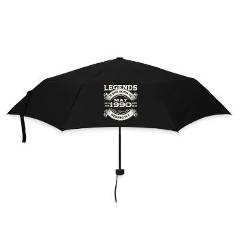33rd Birthday Man May Vintage 1990 Legendary - Umbrella (small) - black - Front