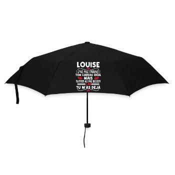 Louise j'ai pas trouvé ton cadeau idéal... - Parapluie standard - noir - Devant