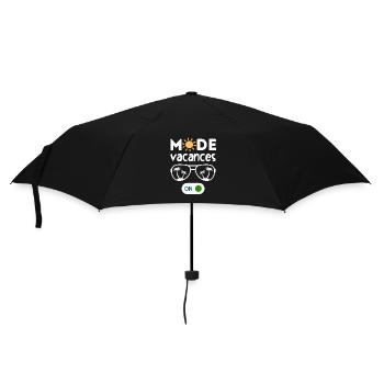 Mode vacances activé - Parapluie standard - noir - Devant