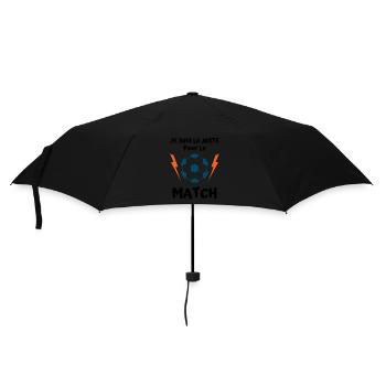 je suis là juste pour le match de foot 1 - Parapluie standard - noir - Devant