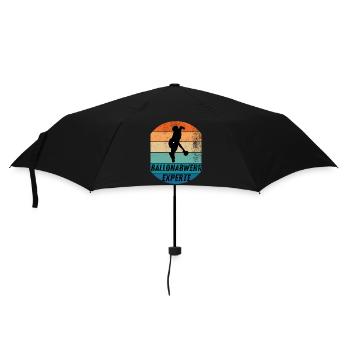 Ballonabwehrexperte - Regenschirm (klein) - Schwarz - Vorne