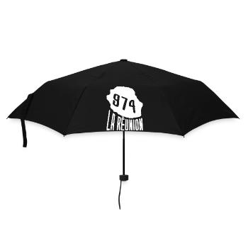 Belle idee cadeau carte ile de la reunion 974 - Parapluie standard - noir - Devant