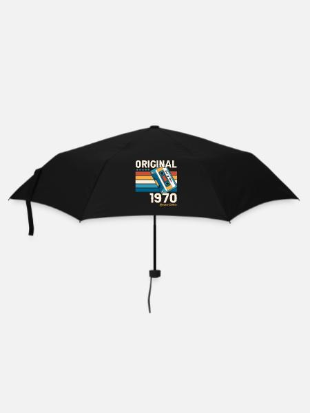 53rd Birthday Man June Vintage 1970 Cassette - Parapluie standard - noir
