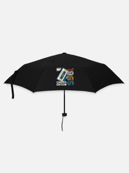 58e anniversaire Octobre Vintage 1965 Cassette - Parapluie standard - noir