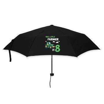 Cadeau 8 ans anniversaire garçon ou fille - Parapluie standard - noir - Devant