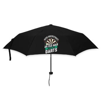 Fléchettes joueur jeu de fléchettes fléchettes sport - Parapluie standard - noir - Devant