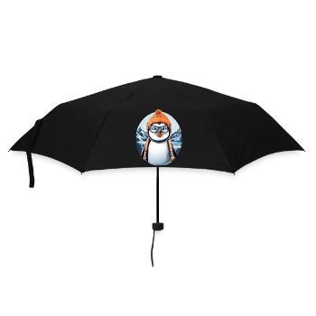 Cute Penguin - Umbrella (small) - black - Front