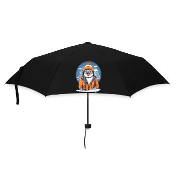 Cute Penguin - Umbrella (small) - black - Front