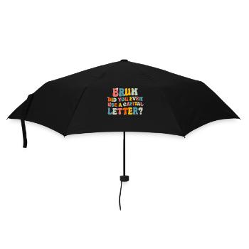 Teacher School Teacher Teacher Teacher - Umbrella (small) - black - Front