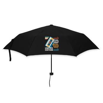 42e anniversaire novembre Vintage 1981 cassette - Parapluie standard - noir - Devant