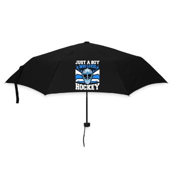 Eishockey Hockey Sport - Regenschirm (klein) - Schwarz - Vorne