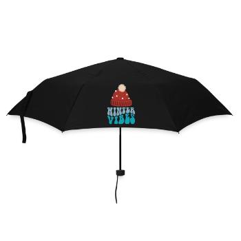 Winter, snow, mountains, xmas, Christmas pattern, - Umbrella (small) - black - Front