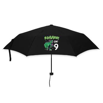 Cadeau 9 ans anniversaire garçon - Parapluie standard - noir - Devant