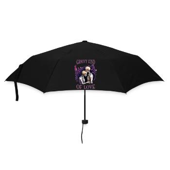 Groovy Kind of Love - Regenschirm (klein) - Schwarz - Vorne