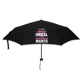 Onkel Patenonkel Familie Großonkel - Regenschirm (klein) - Schwarz - Vorne