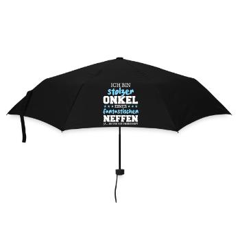 Onkel Patenonkel Familie Großonkel - Regenschirm (klein) - Schwarz - Vorne
