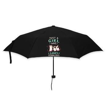 Penguin Penguin Animal - Umbrella (small) - black - Front