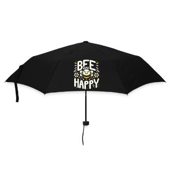 Honigbiene Imker Bienen Biene - Regenschirm (klein) - Schwarz - Vorne