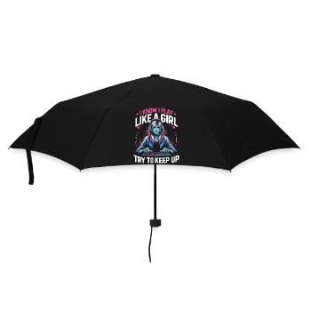 Gamer Gaming Video Games Console Controller - Umbrella (small) - black - Front